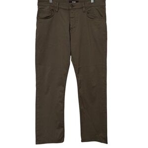 Mavi Denim Green Matt Relaxed Straight Leg Stretch Chino Pants Mens 36 x 30